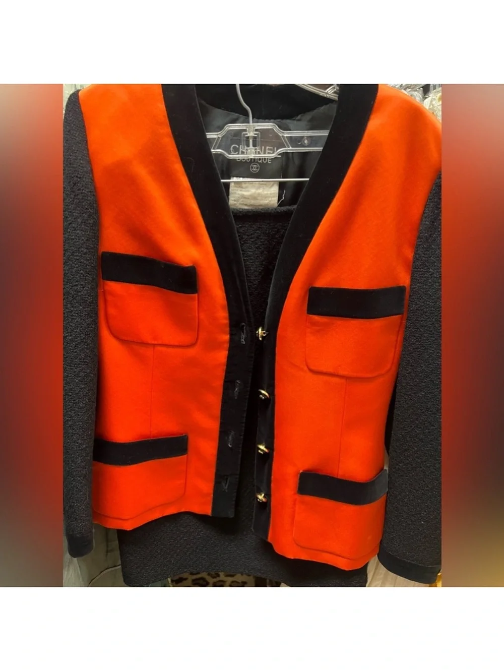 CHANEL 1988 orange